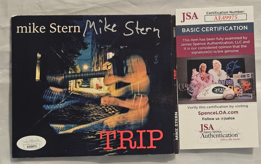 Mike Stern Signed Autographed Trip  CD JSA COA
