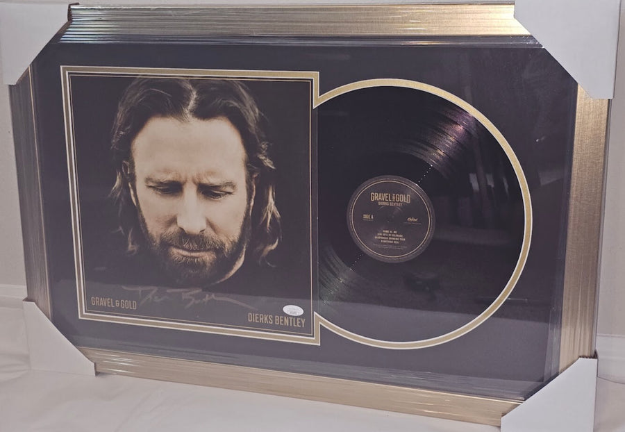 Dierks Bentley  Signed Gravel & Gold LP JSA Authenticated