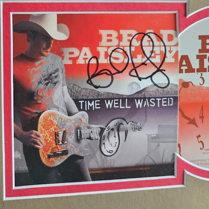 Brad Paisley Signed  Time Well Wasted  Autographed Authenticated