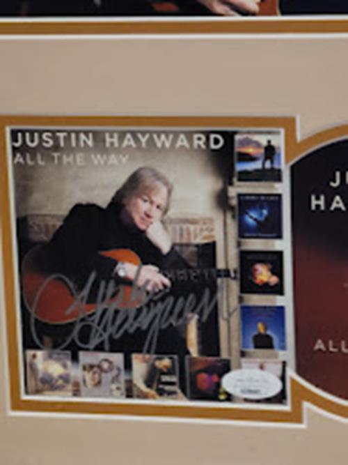 Justin Hayward signed autographed All The Way CD  JSA COA Moody Blues