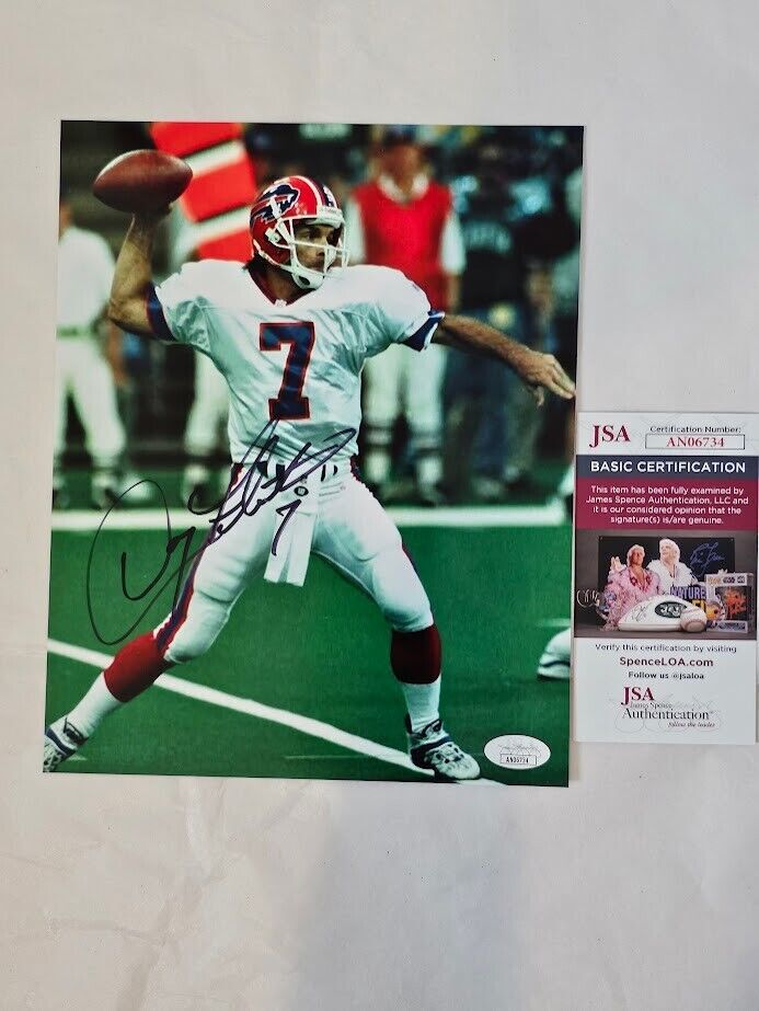 Doug Flutie autographed   8x10 photo Buffalo Bills JSA Authenticated