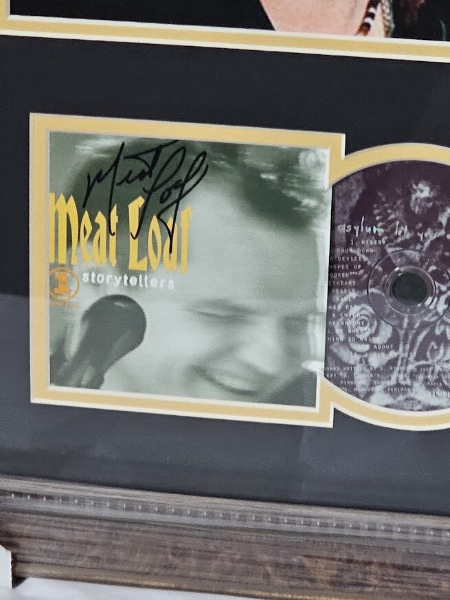 Meatloaf  Signed VH1 Storytellers Signed  CD Autographed JSA Meat Loaf