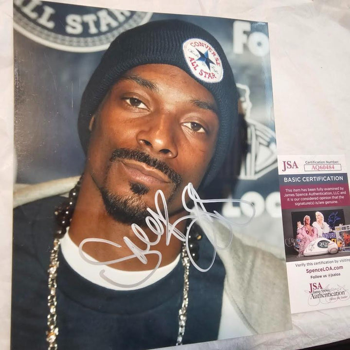 Snoop Dogg Signed Autographed 8x10 Picture  Photo JSA COA