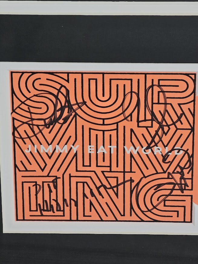 Jimmy Eat World band signed autographed  Surviving CD JSA certified COA