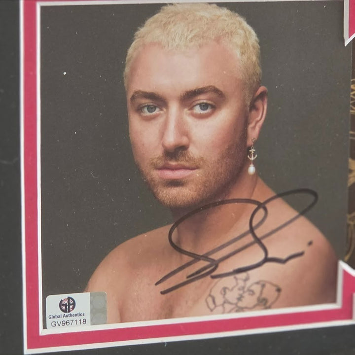 Sam Smith Signed Autographed Gloria CD Framed Global Authentics COA Framed
