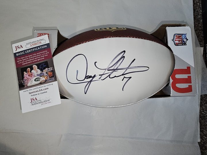 Doug Flutie autographed Wilson Autograph Footbal Buffalo Bills JSA Authenticated