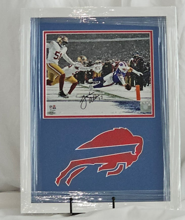Josh Allen Signed Autographed 8x10  Fanatics picture COA Buffalo Bills