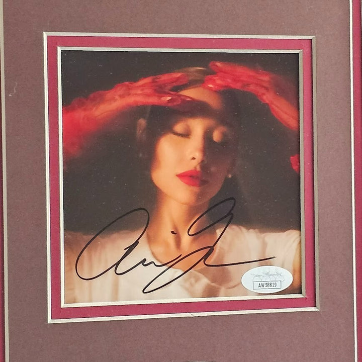 Ariana Grande Signed Eternal Sunshine  Autographed CD JSA  COA Framed