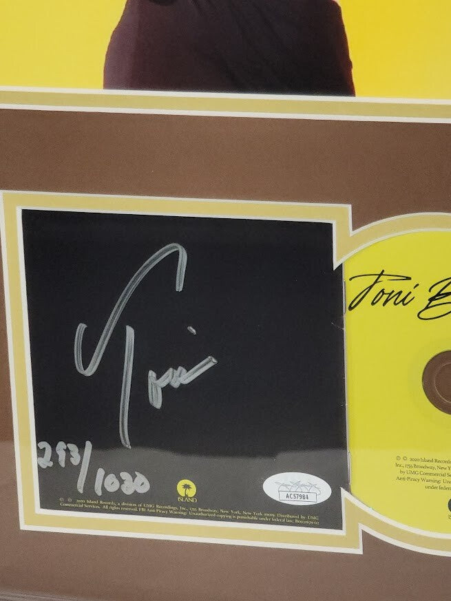 Toni Braxton autographed signed Spell my Name Limited  CD  JSA Certified Framed