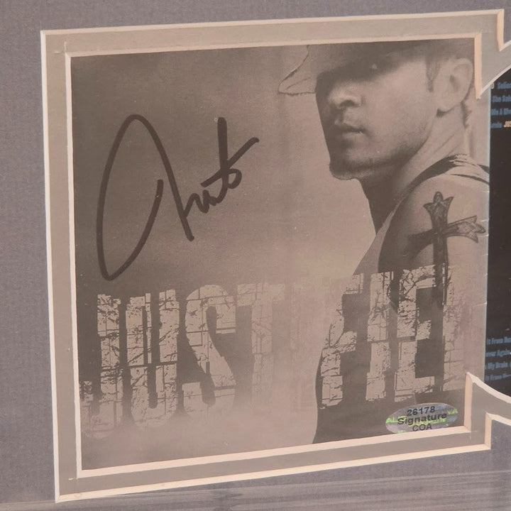 Justin Timberlake  Autographed Signed Justified CD Certified Framed