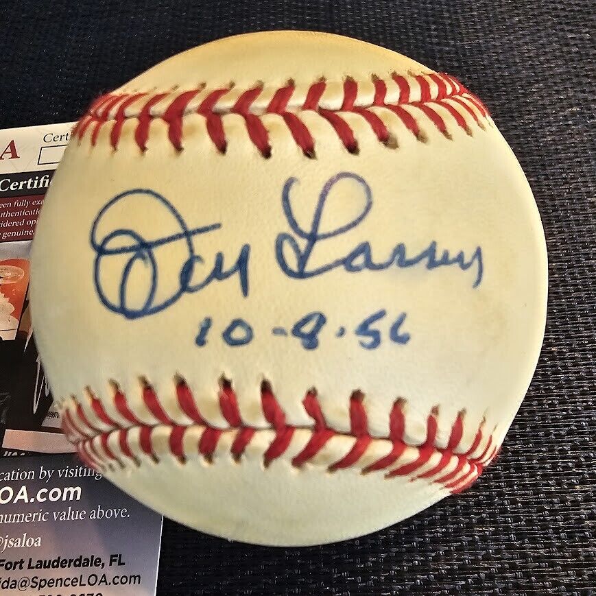 Don Larsen Signed Autographed Official American League OAL Baseball  JSA