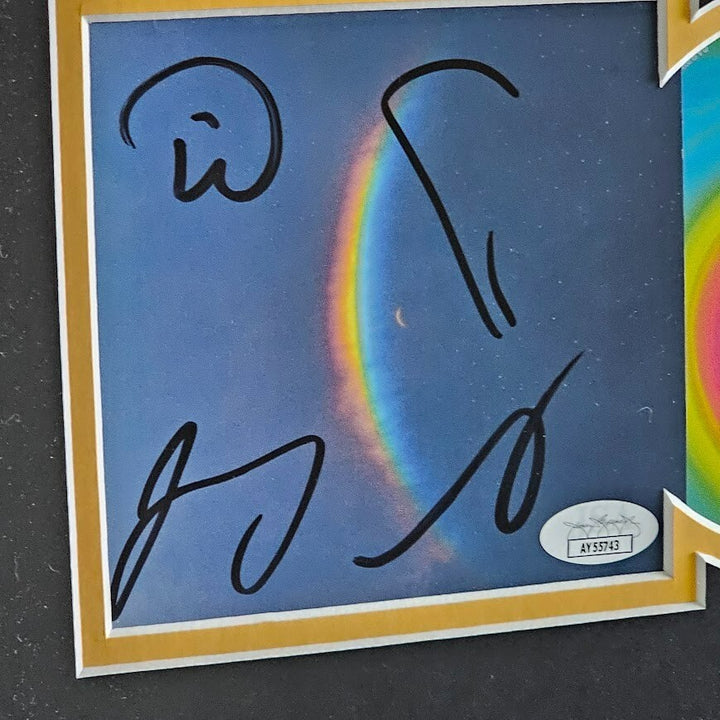 Cold Play Band Signed Moon Music  CD Autographed JSA COA Framed