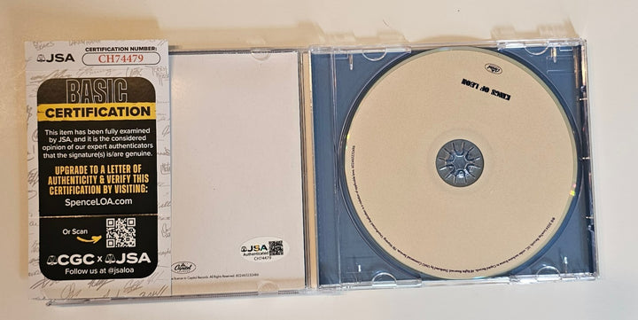 Kings of Leon Band  signed Autographed Can We Please Have Fun CD booklet JSA COA