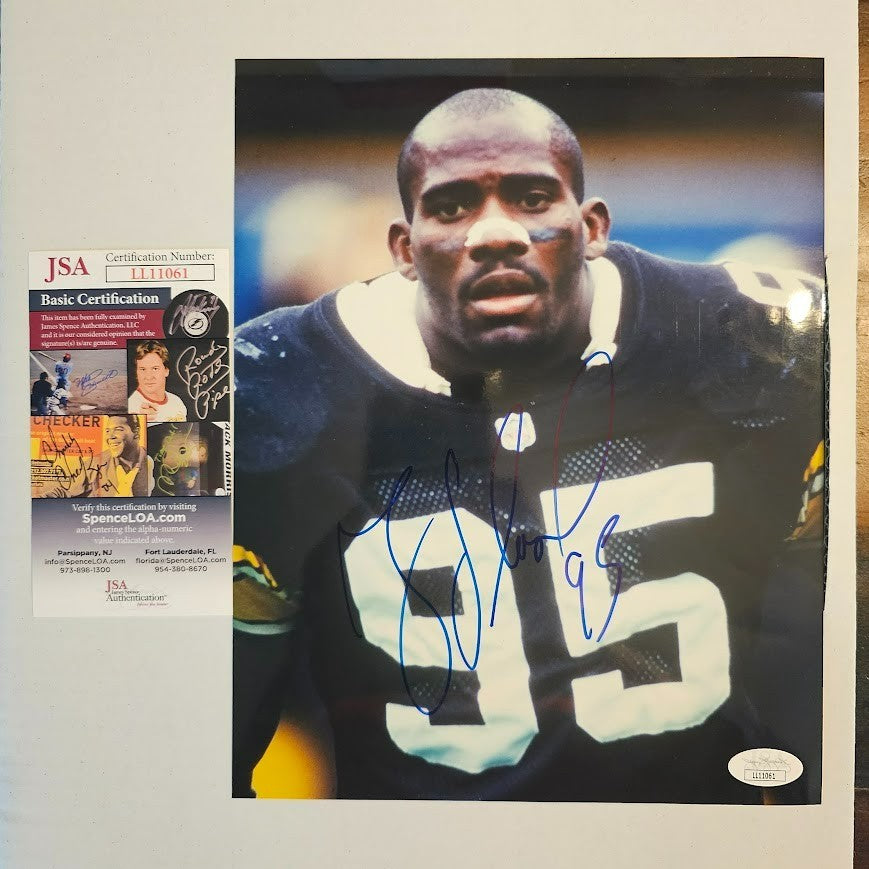 Greg Lloyd  Signed Autographed Picture Photo Pittsburgh Steelers JSA COA