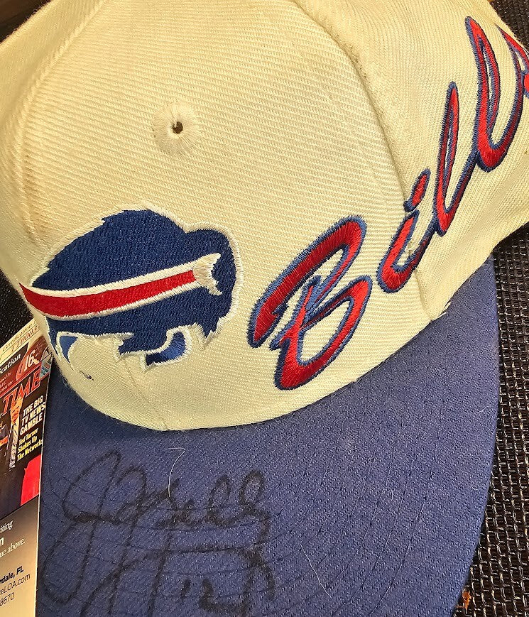 Jim Kelly Signed Buffalo Bills Autographed Baseball Hat JSA COA #12