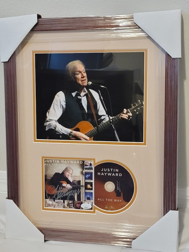 Justin Hayward signed autographed All The Way CD  JSA COA Moody Blues