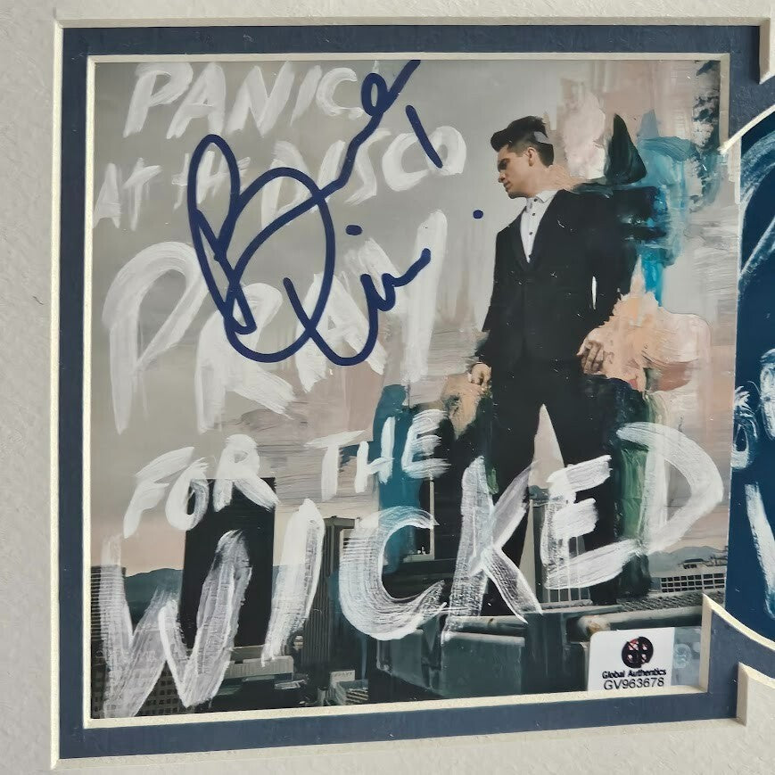 Brendon Urie Panic at the Disco Signed Autographed Pray for the Wicke CD  COA