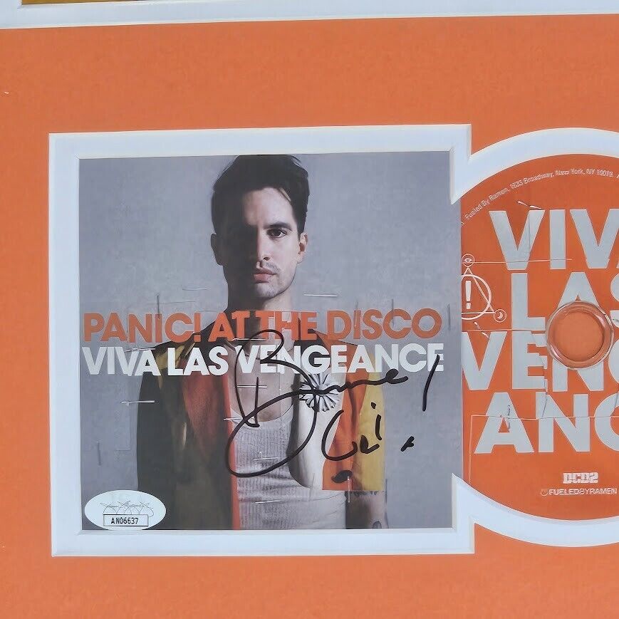 Brendon Urie Panic at the Disco Signed Autographed Viva Las Vengance CD   JSA