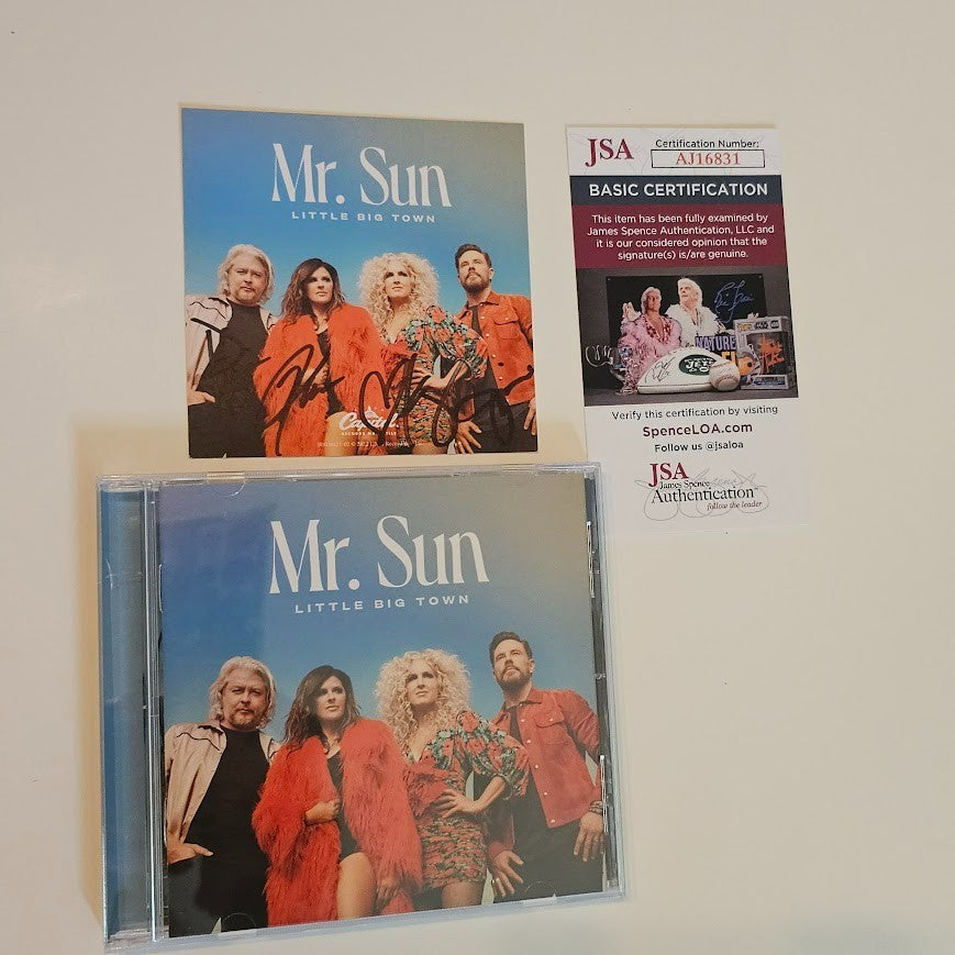 Little Big Town signed Autographed Mr. Sun  CD booklet JSA COA