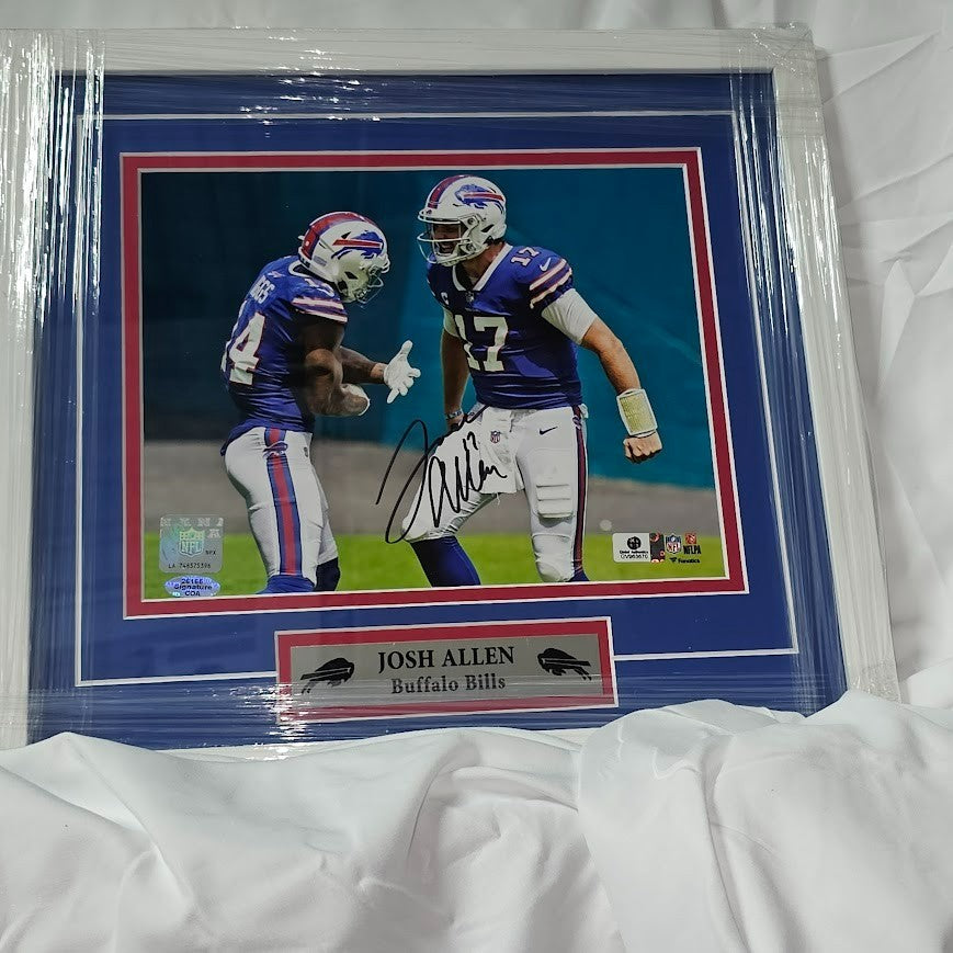 Josh Allen Signed Autographed 8x10  Fanatics picture COA Buffalo Bills