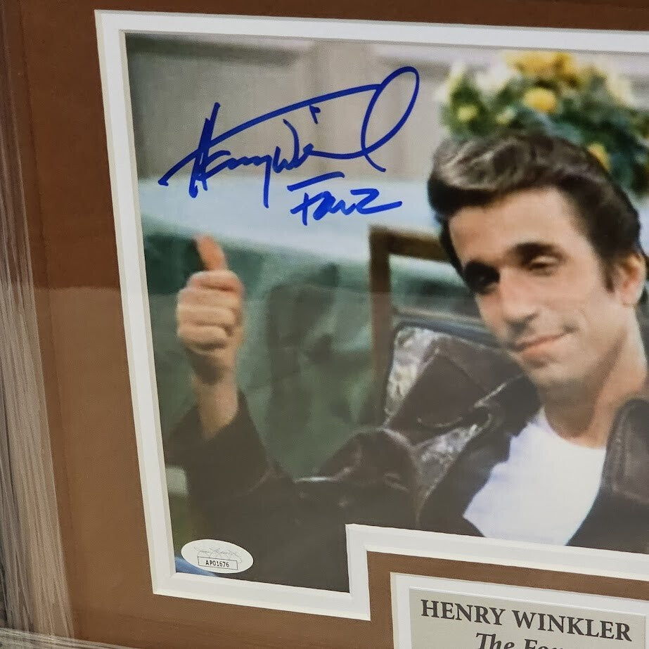 Henry Winkler Autographed signed Picture JSA COA The Fonz Happy Days