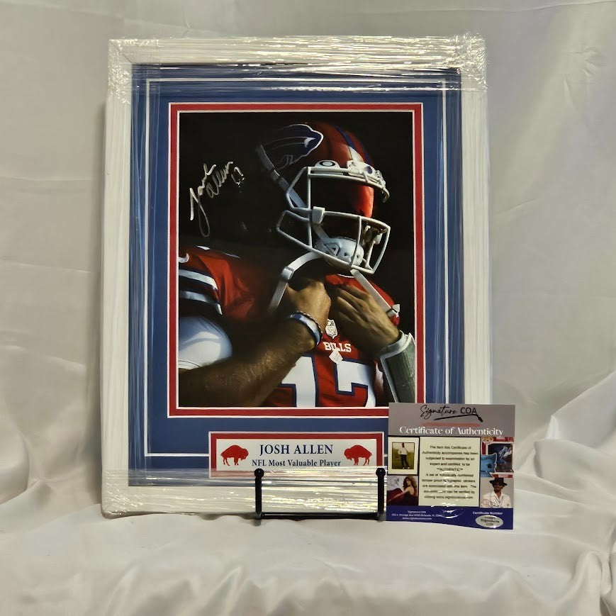 Josh Allen signed autographed 8x10 Picture COA Buffalo Bills MVP