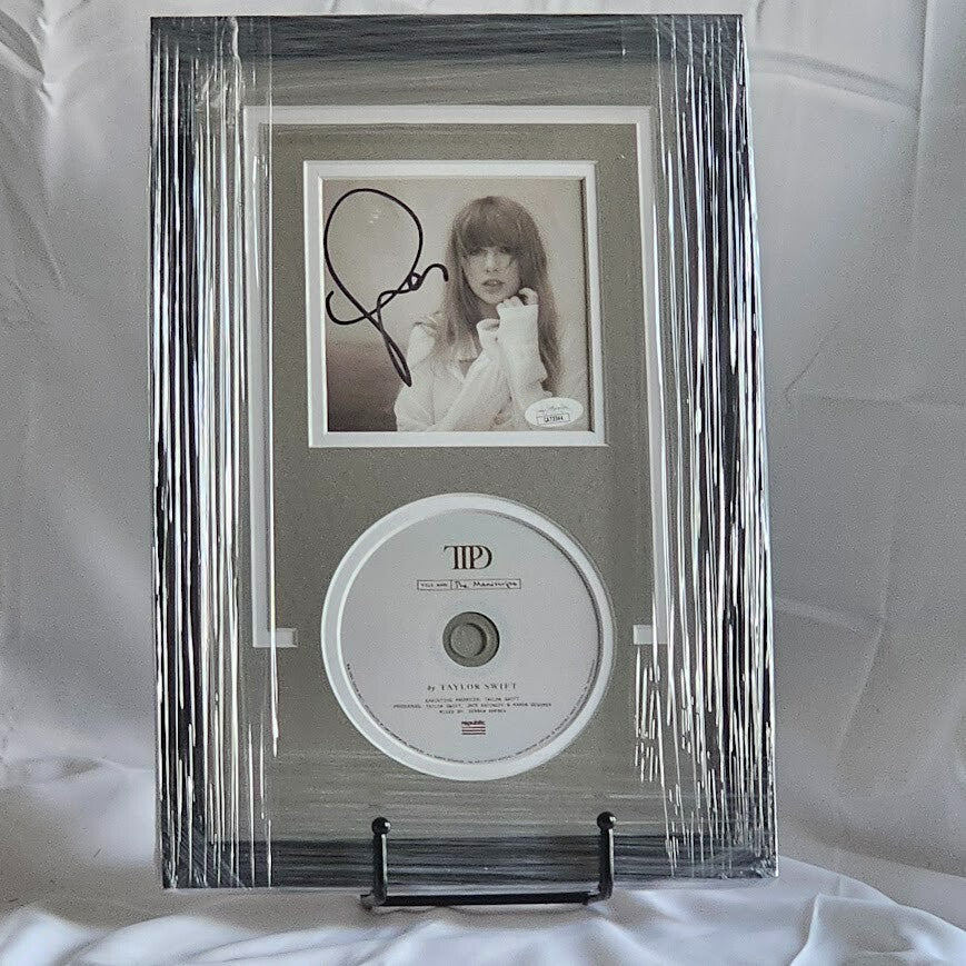 Taylor Swift Signed Tortured Poets Department  Autographed CD JSA  COA