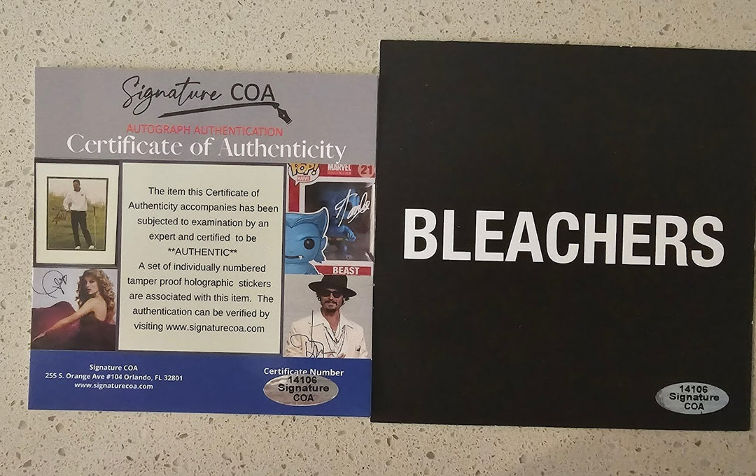 Bleachers Signed Jack Antonoff CD Autographed COA  Framed