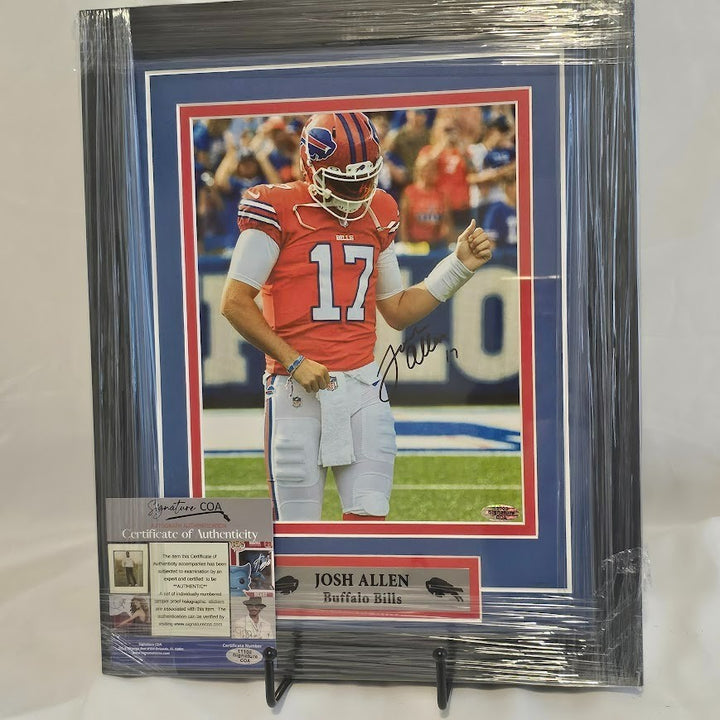 Josh Allen signed autographed 8x10 Picture COA Buffalo Bills MVP Go Bills!