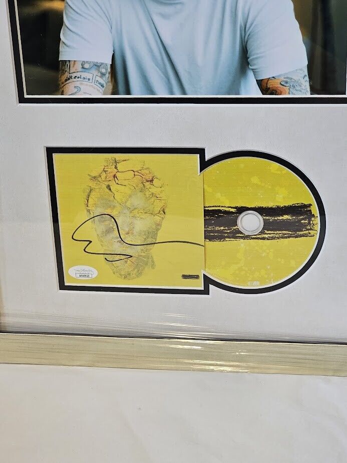 Ed Sheeran Signed Autographed Subtract - CD JSA framed Gift
