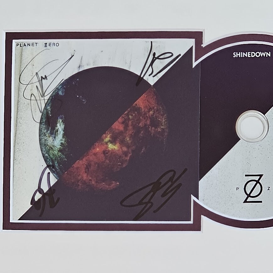 Shinedown band Signed Autographed Planet Zero CD JSA Certified  Shine Down