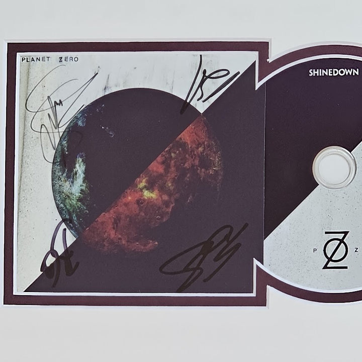 Shinedown band Signed Autographed Planet Zero CD JSA Certified  Shine Down