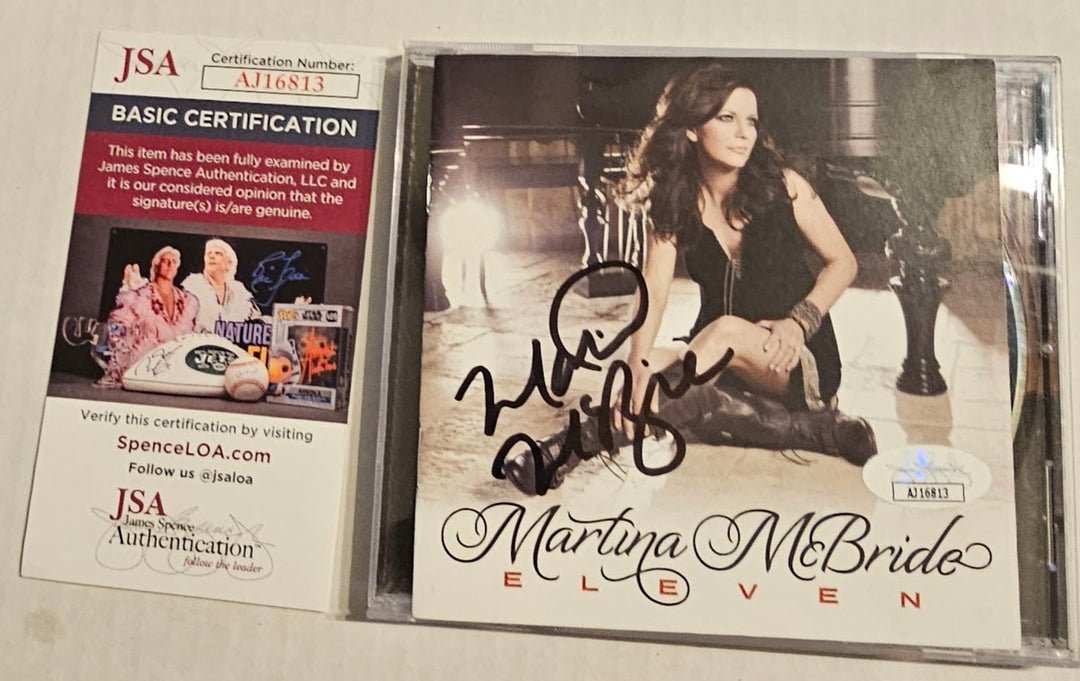 Martina McBride signed autographed Eleven CD  JSA COA