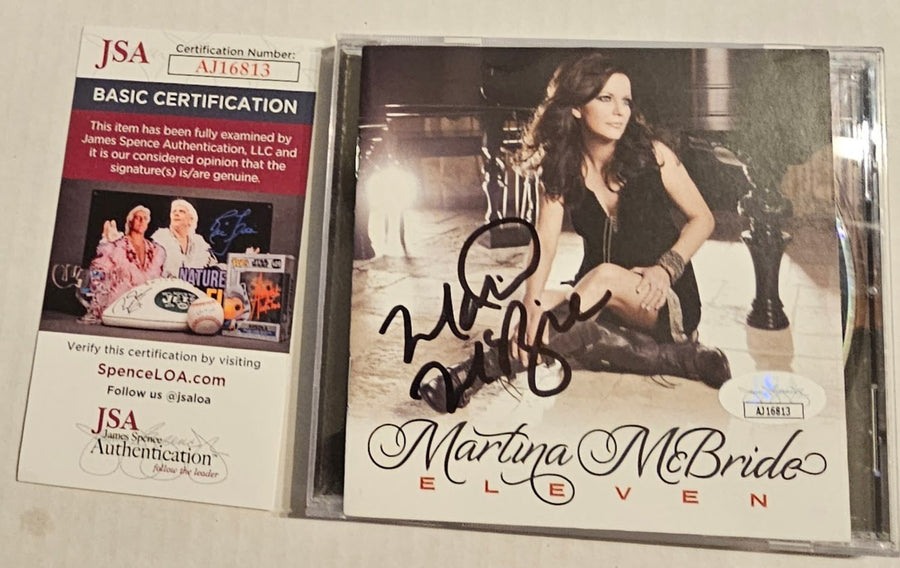 Martina McBride signed autographed Eleven CD  JSA COA