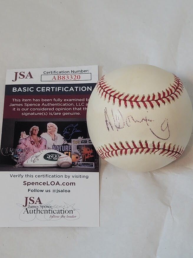 Al Downing Autographed Signed Baseball JSA COA