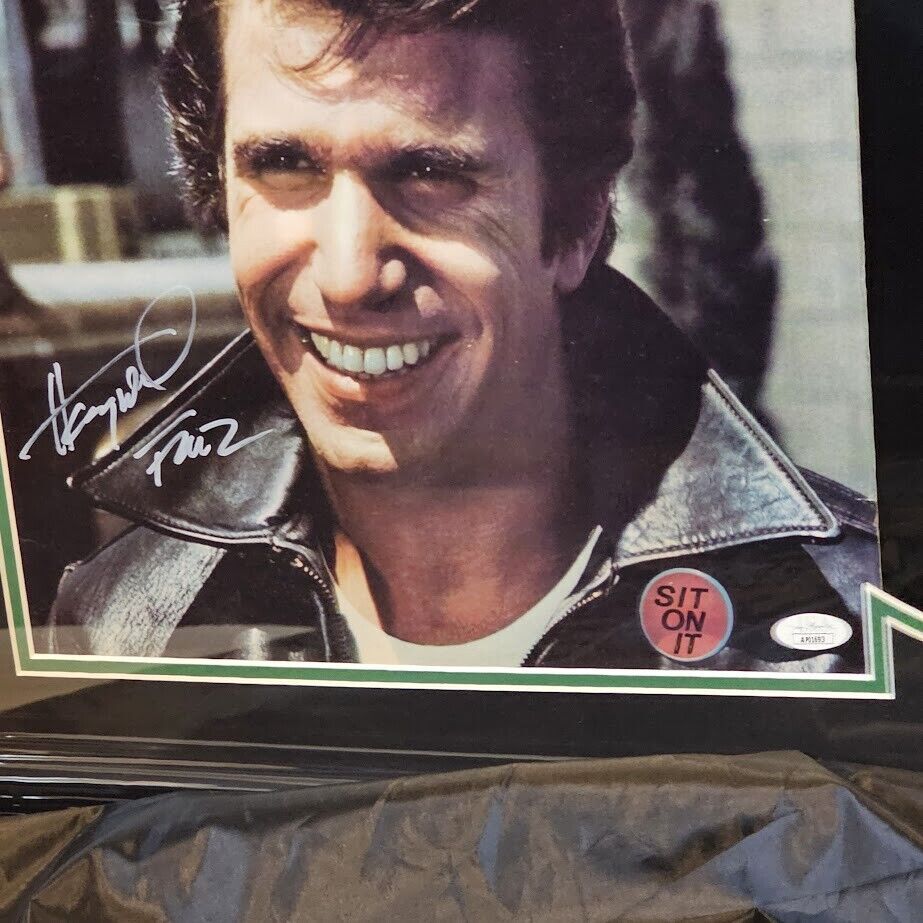 Henry Winkler signed LP Happy Days Fonzie's Favorites Autographed  JSA RARE