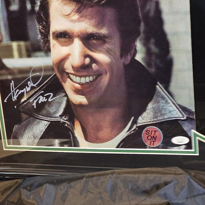 Henry Winkler signed LP Happy Days Fonzie's Favorites Autographed  JSA RARE