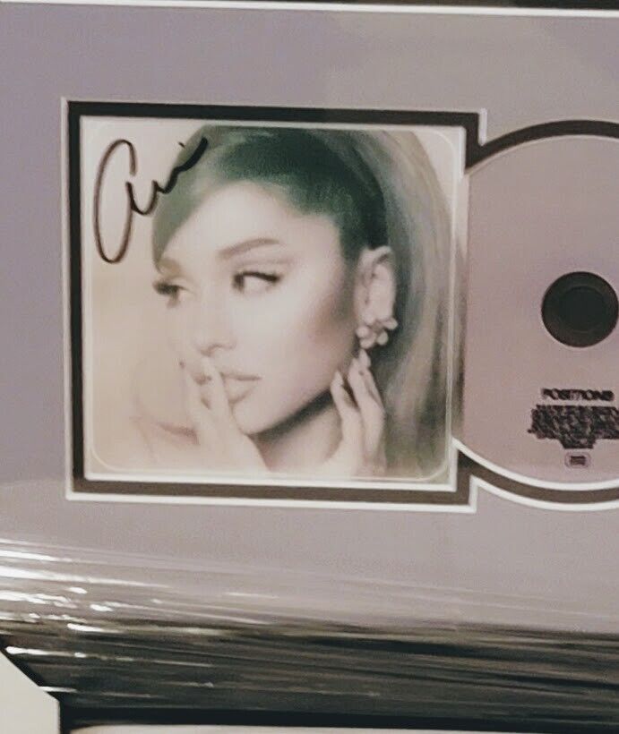 Ariana Grande  Signed Autographed Positions CD  JSA Letter of Authenticity