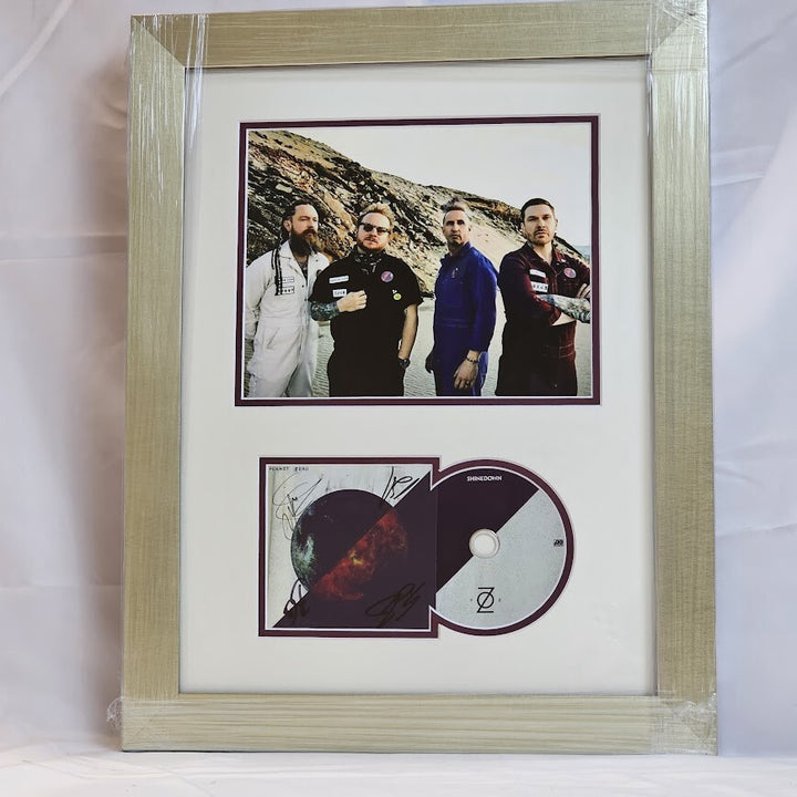Shinedown band Signed Autographed Planet Zero CD JSA Certified  Shine Down