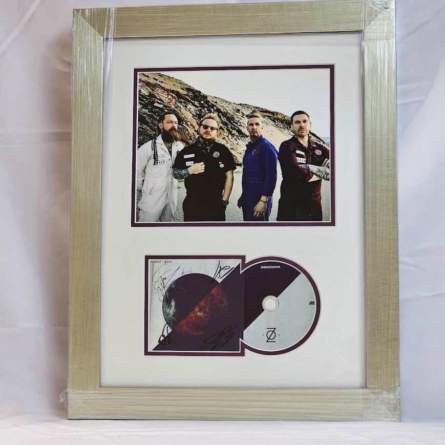Shinedown band Signed Autographed Planet Zero CD JSA Certified  Shine Down