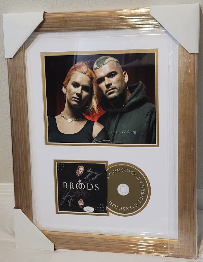 Broods signed autographed Conscious CD JSA COA Framed Georgia & Caled Nott