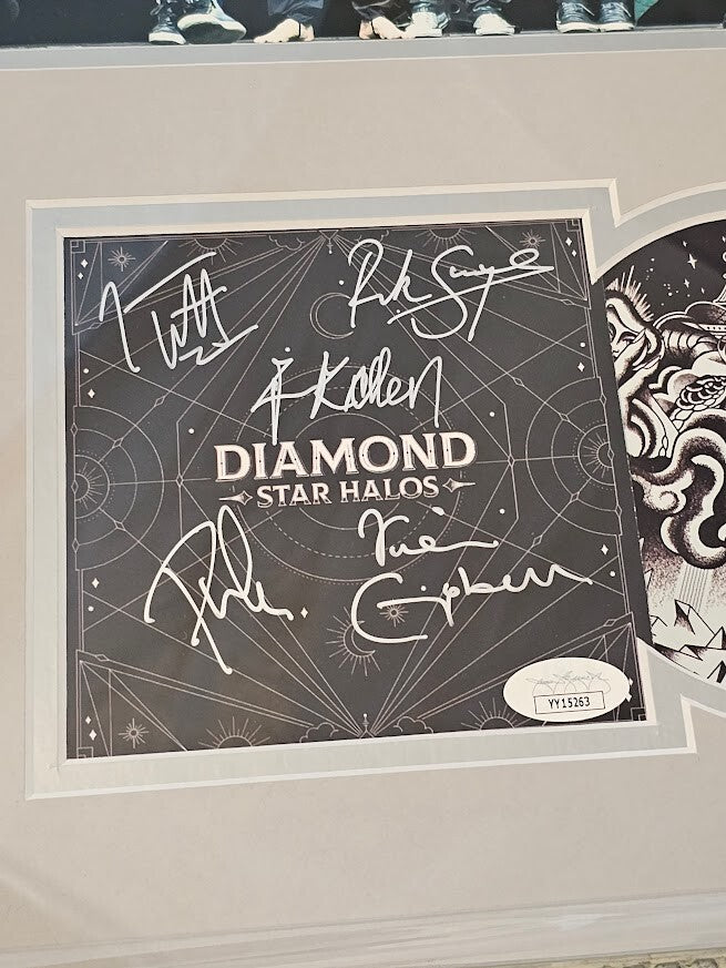 Def Leppard Band Signed autographed Diamond CD JSA Letter of Authenticity LOA