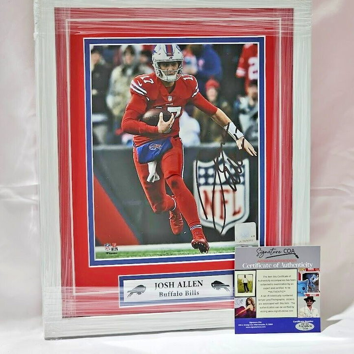 Josh Allen Signed Autographed 8x10  Fanatics picture COA Buffalo Bills
