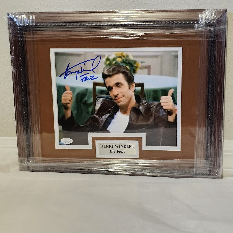 Henry Winkler Autographed signed Picture JSA COA The Fonz Happy Days