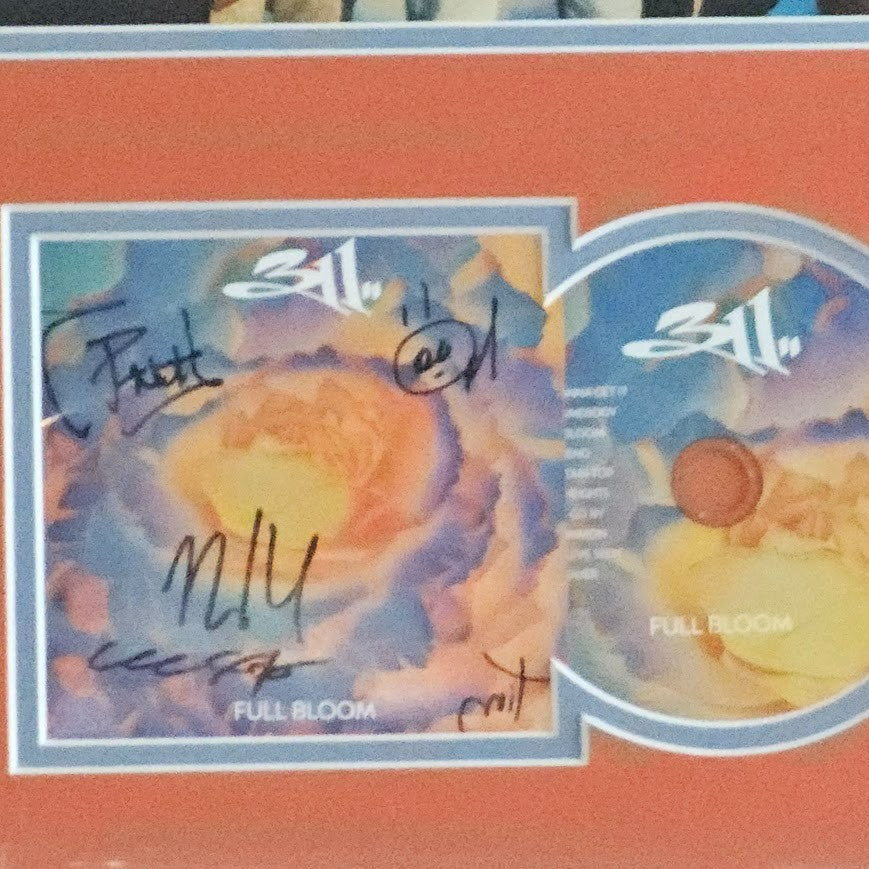 311 Band signed  Full Bloom Autographed  Signed CD Booklet JSA Certified