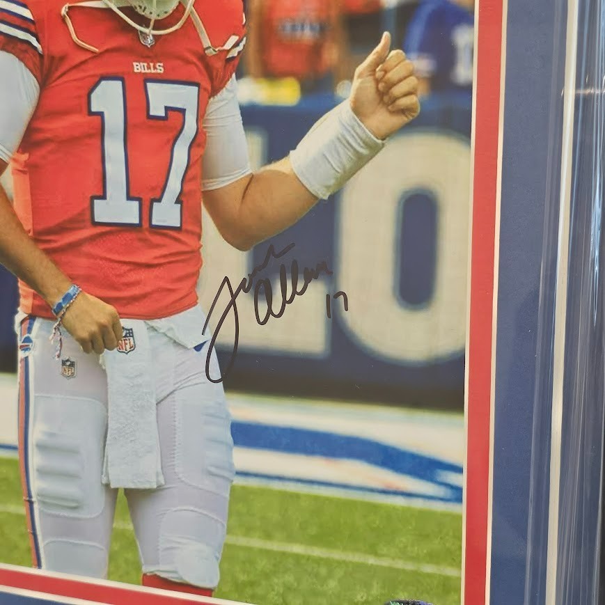 Josh Allen signed autographed 8x10 Picture COA Buffalo Bills MVP Go Bills!