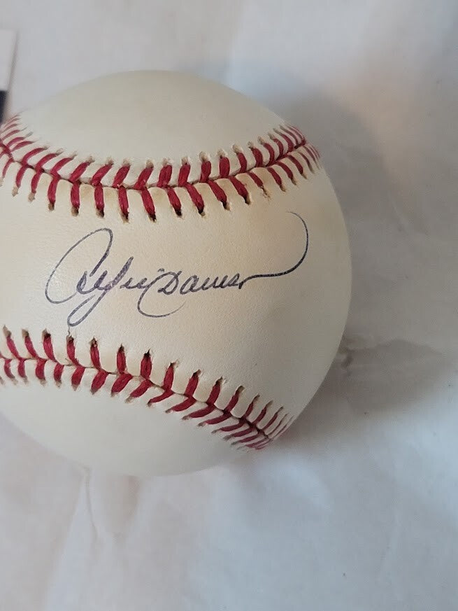 Andre Dawson signed Autographed Baseball JSA COA Cubs Red Sox  Ball Hawk