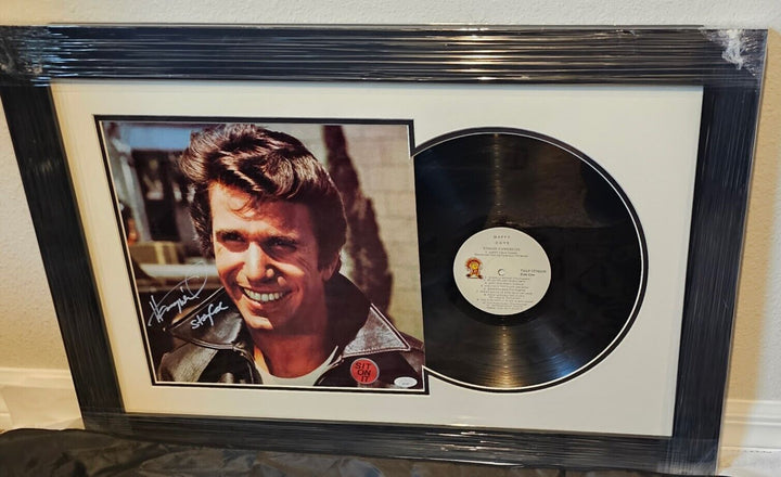 Henry Winkler signed LP Happy Days Fonzie's Favorites Autographed LP JSA RARE