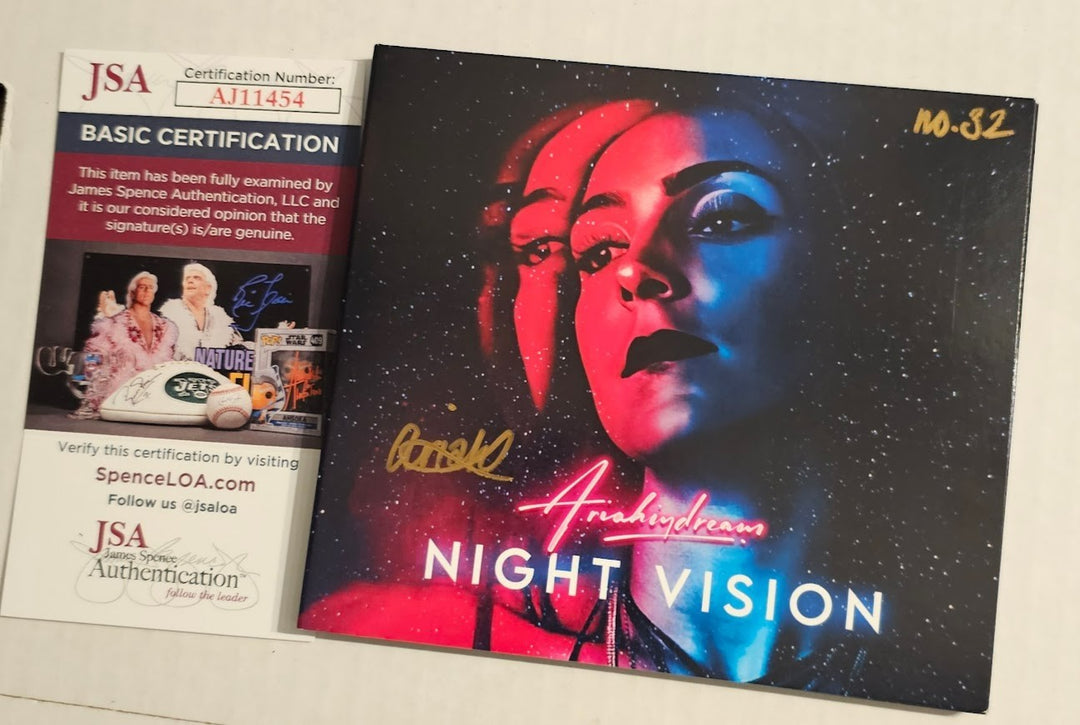 Rare Ariahindream  Signed Autographed  Night Vision Limited edition CD JSA  COA