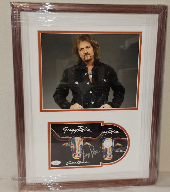 GREGG ROLIE SIGNED JOURNEY SANTANA AUTOGRAPHED signed CD CERTIFIED JSA Framed